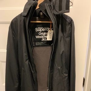 Superdry Pop Zip Hooded Arctic SD-Windcheater